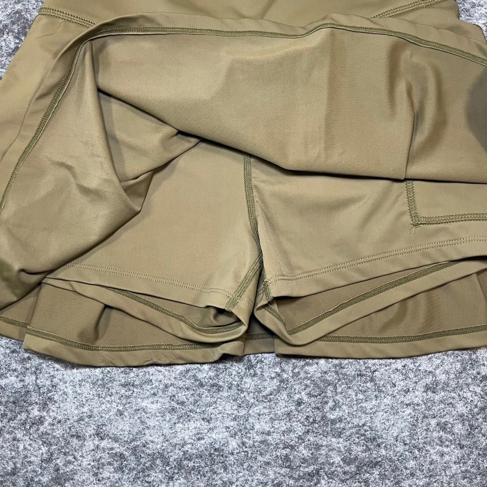 Olive Green Athletic Skort Women XS Pleated Tennis Golf Pickleball Preppy Gym - Picture 4 of 9